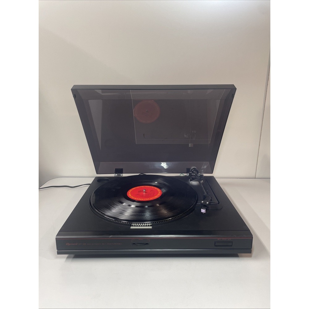 Garrard GT-35 Semi Automatic Belt Drive Turntable Tested WORKS EXCELLENT Rare